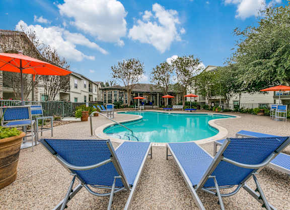 our apartments offer a swimming pool  at Sunrise Canyon, Universal City, TX