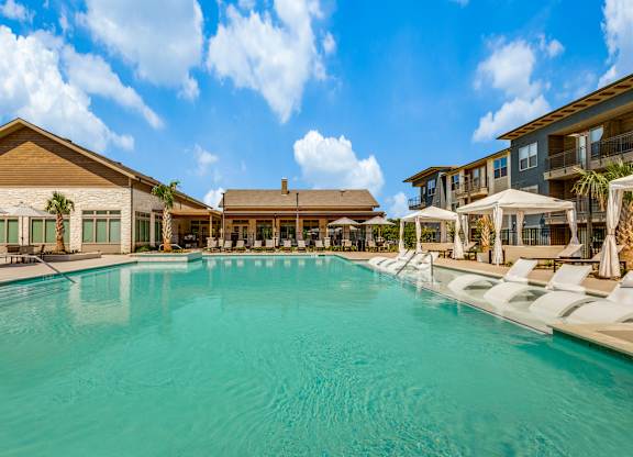 Large swimming pool at Park Hill, Texas, 75211