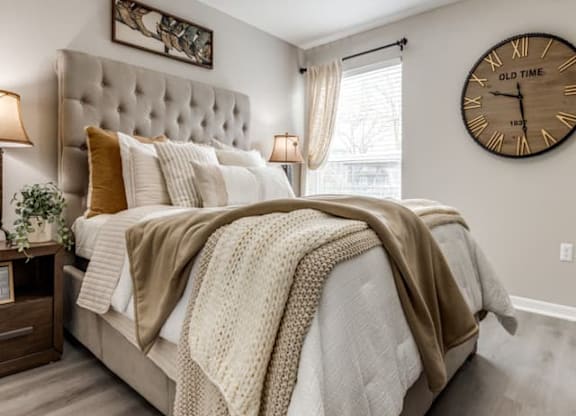 Primary Bedroom at Hackberry Ranch Apartments, Clute, 77531