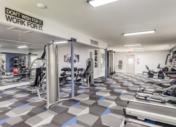Fitness Center at Hackberry Ranch Apartments, Texas