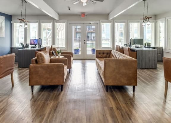Open Living Room at Hackberry Ranch Apartments, Clute, Texas