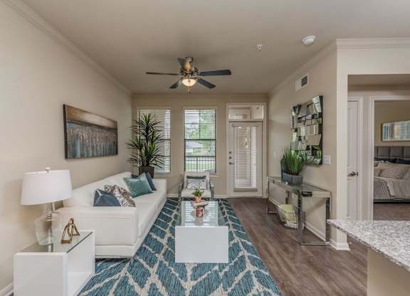 Modern Living Room at Heights West 11th, Houston, TX