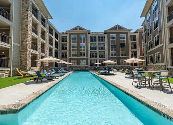 Glimmering Pool at Heights West 11th, Houston, Texas