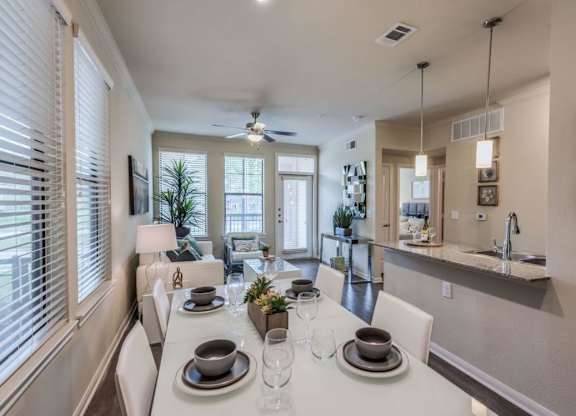 Elegant Dining Space at Heights West 11th, Texas, 77008