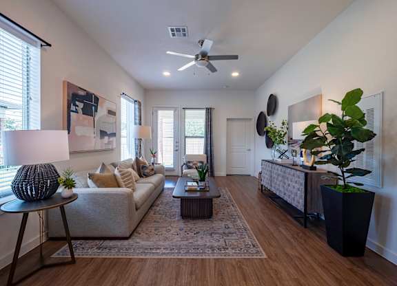 Spacious Living Area at Villas of Mason Hills, Texas