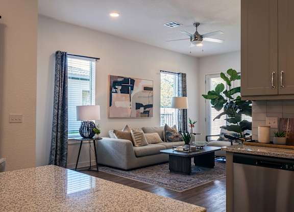 Spacious Living Area at Villas of Mason Hills, Texas