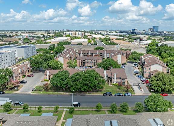 Aerial view at Brook Meadow Village, Austin, Texas