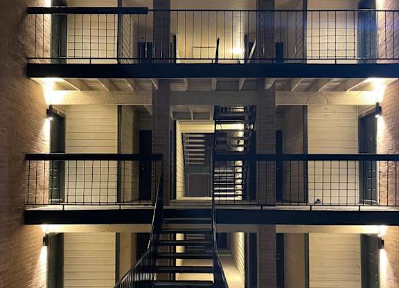 Night Exterior at Brook Meadow Village, Austin, TX