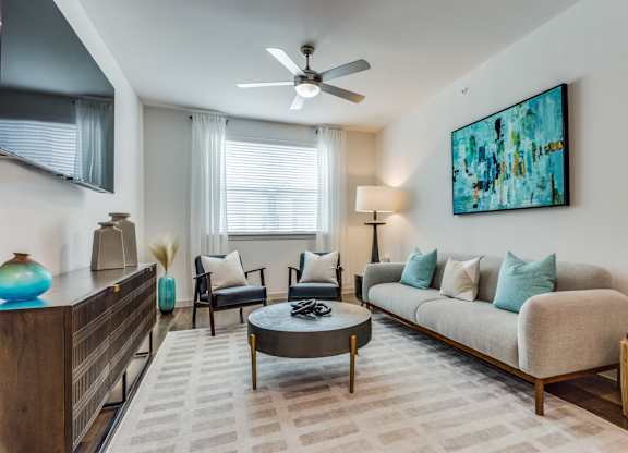 Living Room With Plenty Of Natural Lights at Cobalt, Texas, 76131