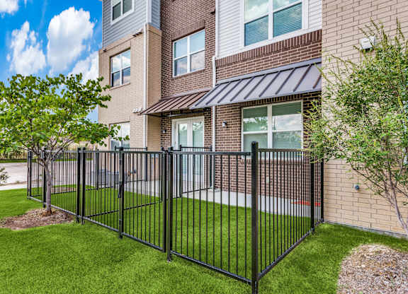 Patio and a privacy fence at Cobalt, Saginaw, TX, 76131