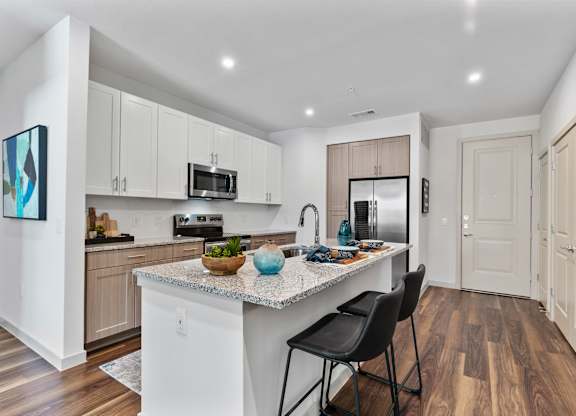 Gourmet Kitchen With Island at Cobalt, Texas, 76131