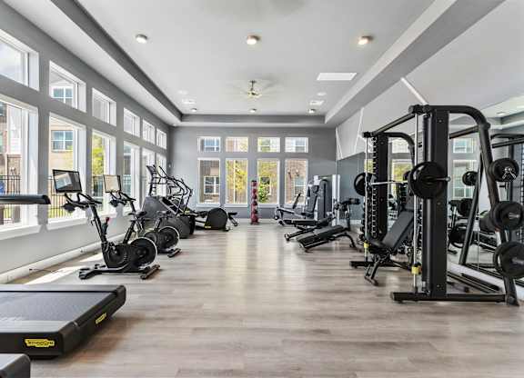 Fitness Center With Modern Equipment at Cobalt, Saginaw, 76131