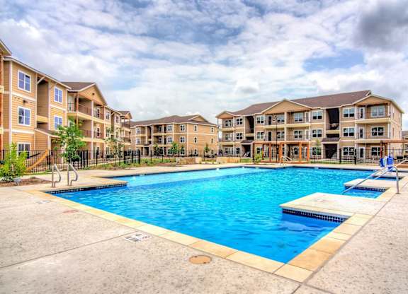 our apartments offer a swimming pool at Villa Espada Apartments, San Antonio, Texas