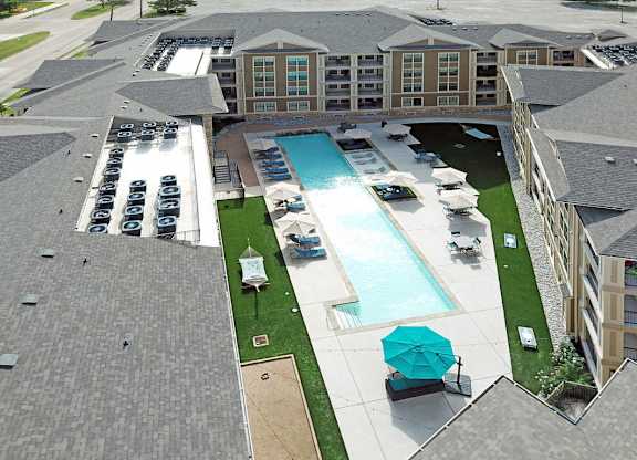 Aerial View at Heights West 11th, Houston, TX