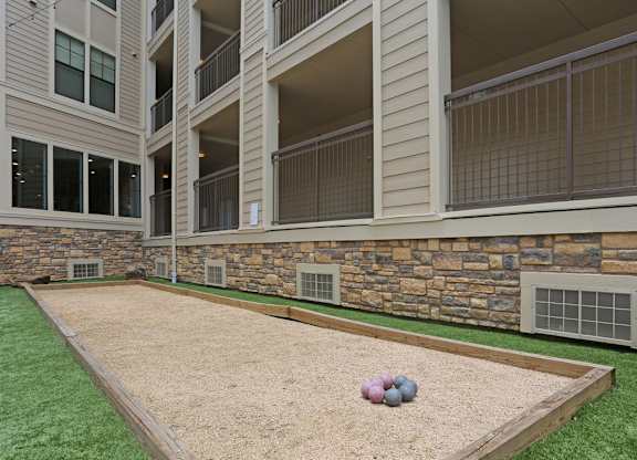 bocce-ball at Heights West 11th, Texas, 77008