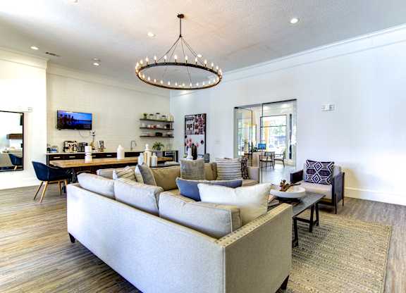 Lounge area at Sunrise Canyon, Universal City