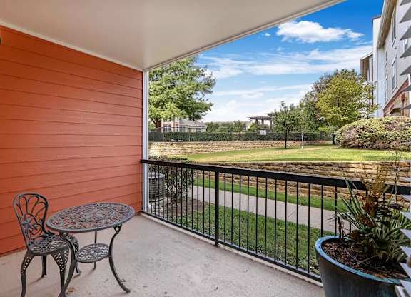Decked Patio Area at The Ranch at Fossil Creek, Texas, 76137