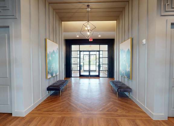 a seamless repeating pattern of squares and rectangles with numbers at The Fitzroy San Marcos, San Marcos, Texas