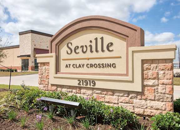 Property Signage at Seville at Clay Crossing, Katy, TX