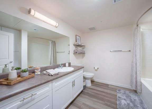 Bathroom with toilet at Terracina at Lancaster | Affordable Apartments, California, 93535