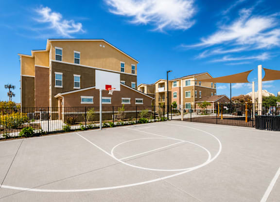 Basket ball court at Terracina at Lancaster | Affordable Apartments, California