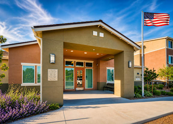 Front of Building at Terracina at Lancaster | Affordable Apartments, Lancaster, California