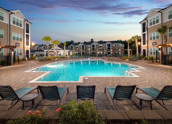 Resort Inspired Pool at Abberly Crossing Apartment Homes by HHHunt, Ladson