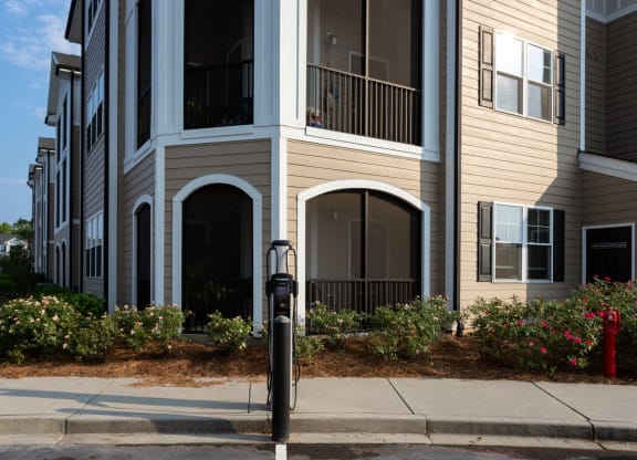 Car Charging Station at Abberly Crossing Apartment Homes by HHHunt, South Carolina, 29456