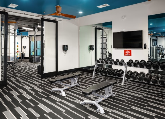High Endurance Fitness Center at Abberly Onyx Apartment Homes, Decatur, GA, 30033