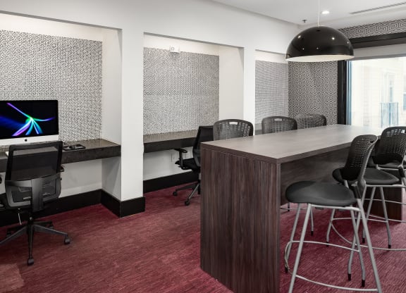 Business Center at Abberly Onyx Apartment Homes, Georgia