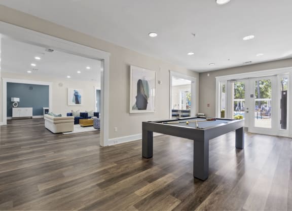 Billiards room at West Ashley Apartment Homes, Charleston, SC