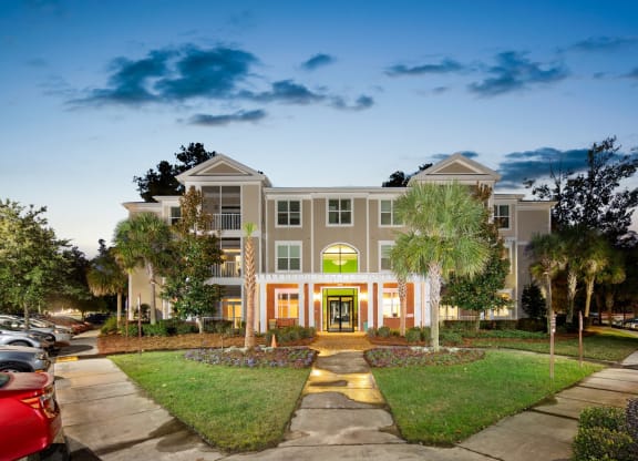 Clubhouse Entrance at West Ashley Apartment Homes, South Carolina, 29414