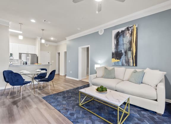 living room at West Ashley Apartment Homes, Charleston