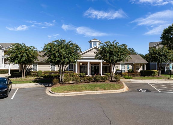 Off Street Parking at Abberly Woods Apartment Homes, NC 28216
