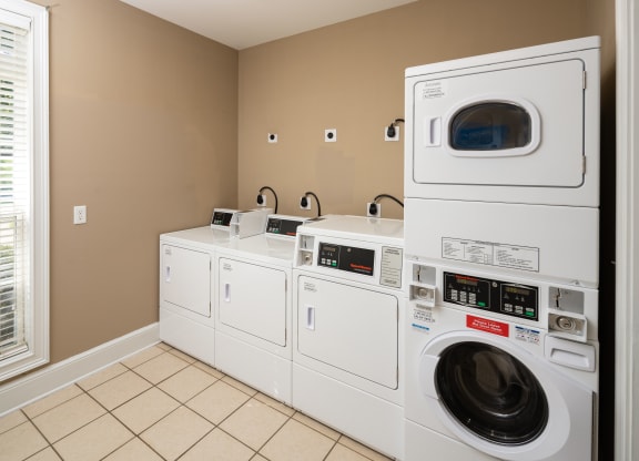 On Site Laundry Facilities at Abberly Woods Apartment Homes, NC 28216