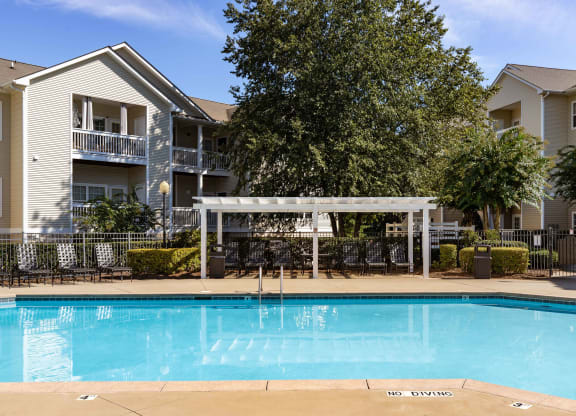 Poolside Pergola at Abberly Woods Apartment Homes, Charlotte