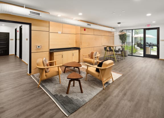a common area with chairs and tables at Abberly Riverwalk Apartment Homes, Tennessee, 37228