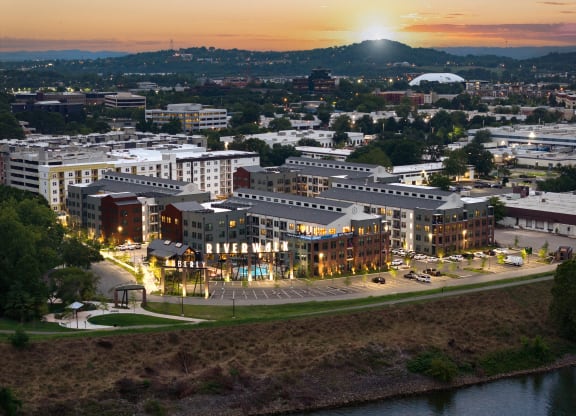 a view of the campus  at Abberly Riverwalk Apartment Homes, Nashville, TN