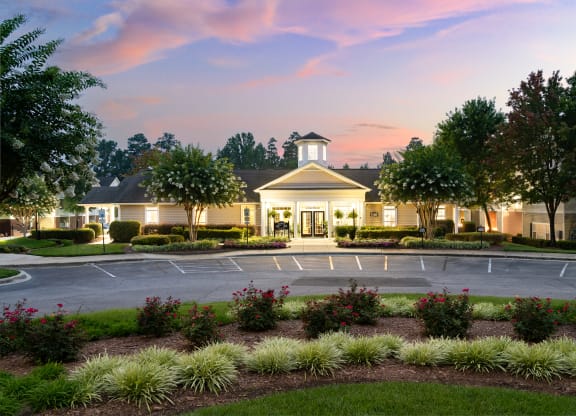 Clubhouse entrance at Abberly Grove Apartment Homes, North Carolina, 27610