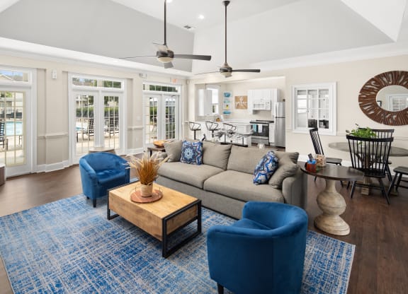 Resident clubhouse at Abberly Grove Apartment Homes, Raleigh