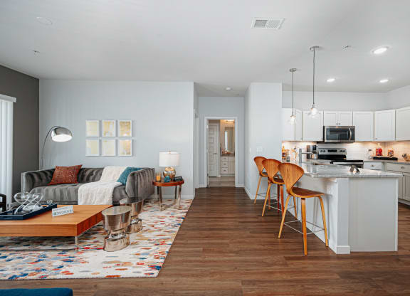 Living Room at The Pointe at Polaris