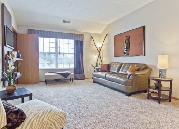 Living room at albany commons