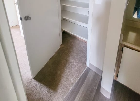 a walk in closet