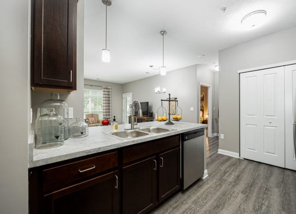 our apartments offer a modern kitchen with stainless steel appliances