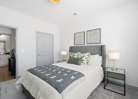 Bedroom at The Retreat at Marysville Apartments in Marysville, OH