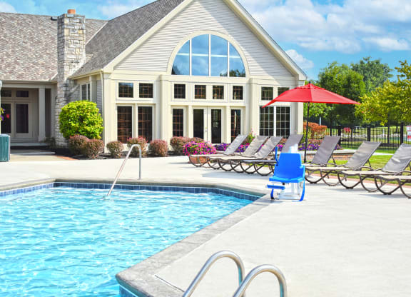 Luxury Pool at Asherton of Dublin Apartments in Ohio