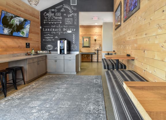 Clubhouse at Landmark Lofts Apartments in Hilliard Ohio