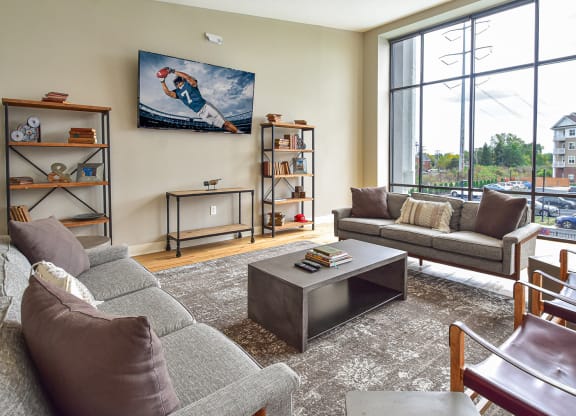Clubhouse at Landmark Lofts Apartments in Hilliard Ohio