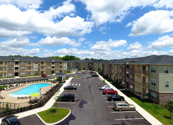 Aerial image of albany corners
