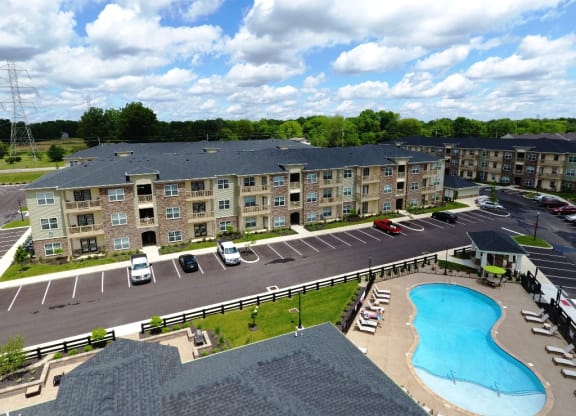 Aerial image of albany corners